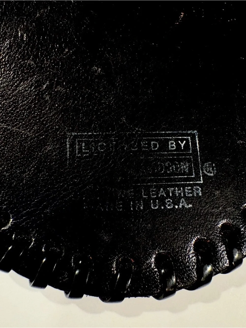 Harley-Davidson round leather